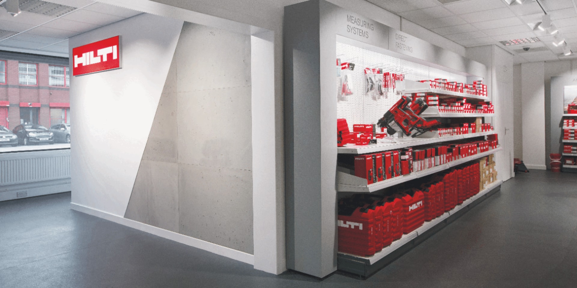 inside a hilti store