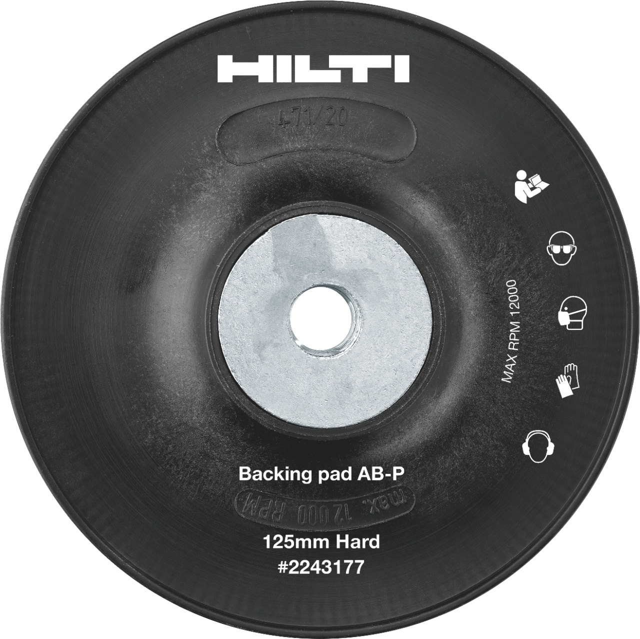 Hilti backing pad for non-woven discs