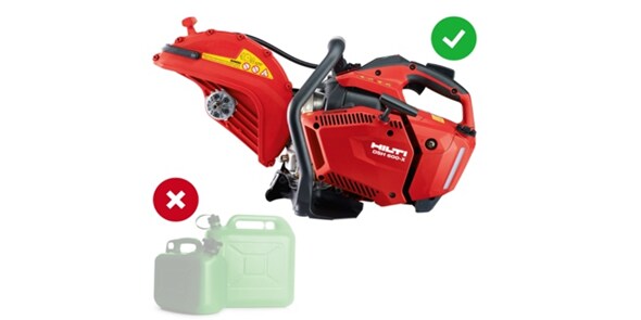 repair packaging instructions for petrol saws explained