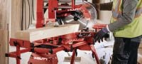SM 60-22 Cordless mitre saw Dual-bevel sliding compound mitre saw with a cross cut capacity up to 100x355mm│4”x 13-3/4 (Nuron battery platform) Applications 4