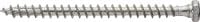 S-WDF-Z Structural timber screw, dual head with full thread Timber screw with full thread and dual head (hexagon socket SW17 and TX40 drive) for use with TX40 bits and nut setters to lift prefabricated wood elements