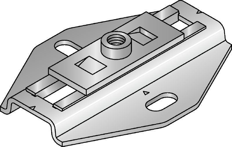 MSG-L 1,2 Slide connector Premium galvanised slide connector for light-duty heating and refrigeration applications