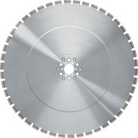 SPX MCL Equidist Wall Saw Blade (60HY: fits on Hilti, Husqvarna®, Tyrolit®) Ultimate wall saw blade (15 kW) for high-speed cutting and a longer lifetime in reinforced concrete (60HY arbor fits on Hilti, Husqvarna® and Tyrolit® wall saws)