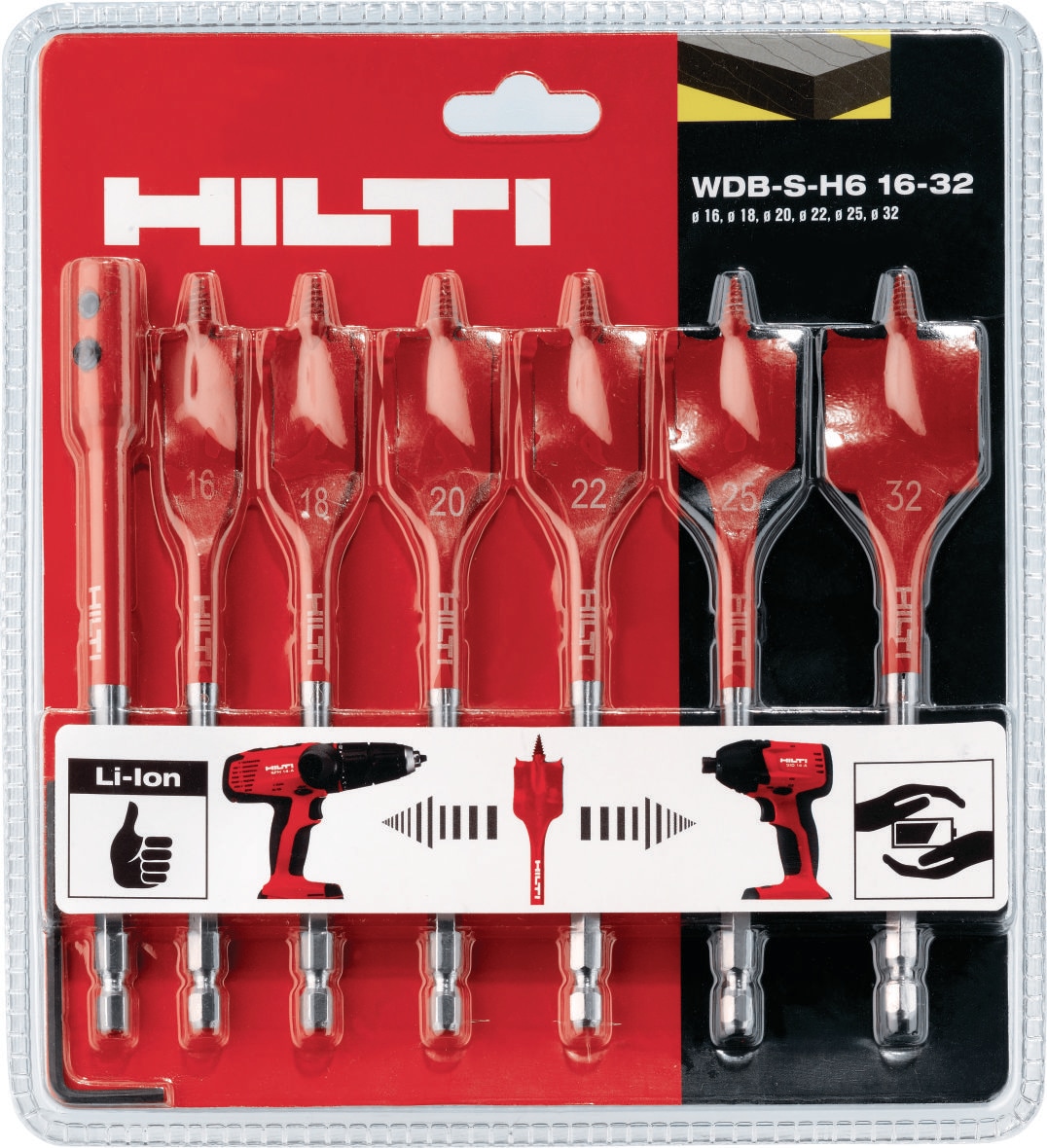 Hilti wood store drill bits